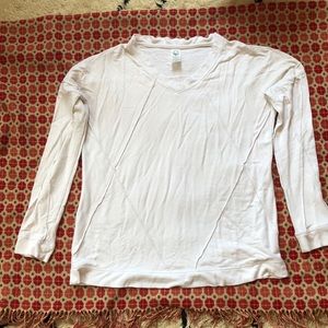 Té Verde for Equinox Long Sleeve Top in Pure White